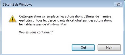 Validation de l'autorisation