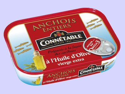 Conserves d'anchois