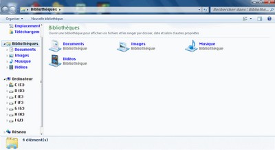 Présentation sur l'explorateur windows
