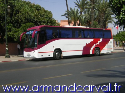 Les cars � Marrakech