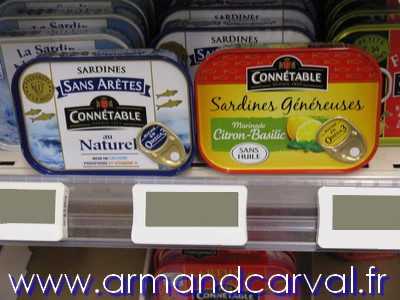 Conserves de sardines