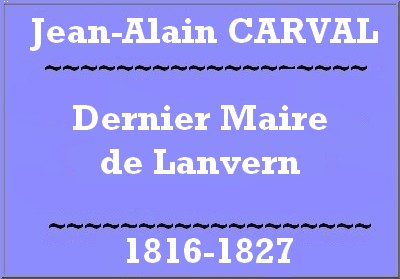 Les maires de LANVERN
