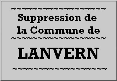 Suppression de LANVERN